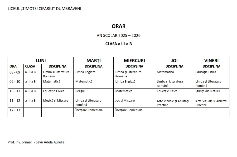 Orar inv primar 008