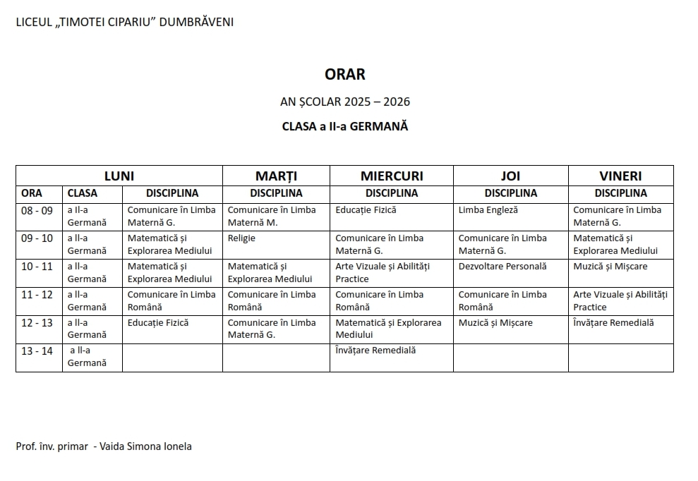 Orar inv primar 014