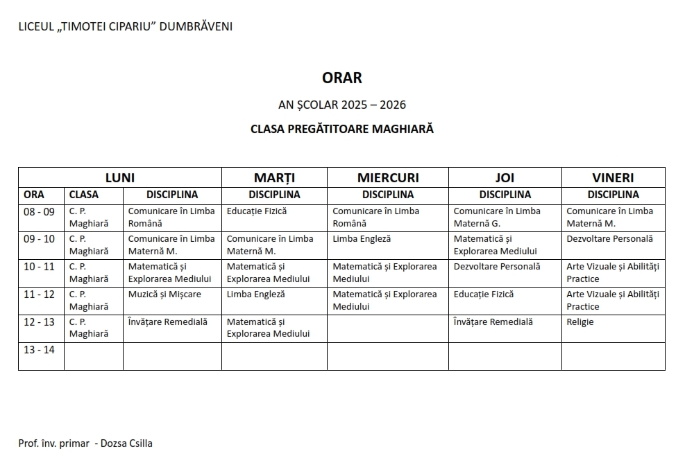 Orar inv primar 017
